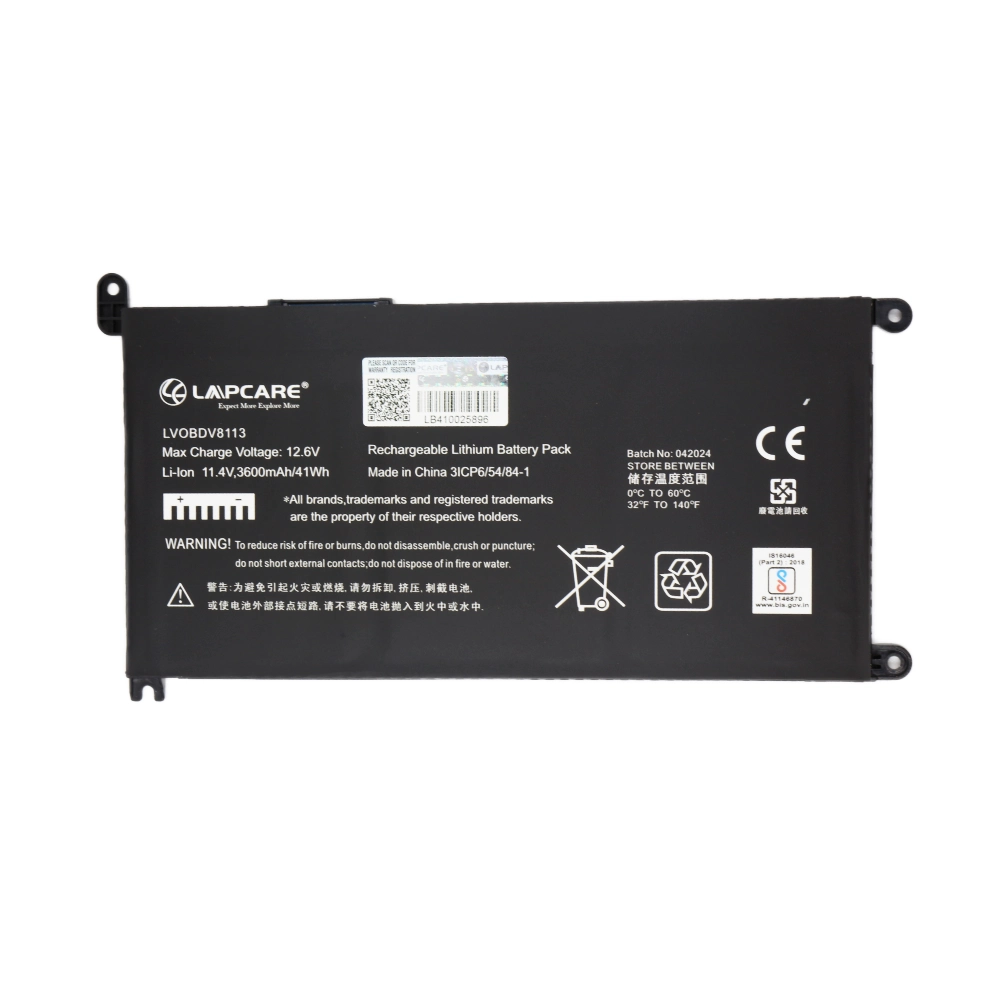 Lapcare Laptop Battery Compatible For Dell Vostro 5490 | YRDD6 view 2